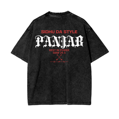 SDS x Panjab Acid Wash Oversize T-Shirt