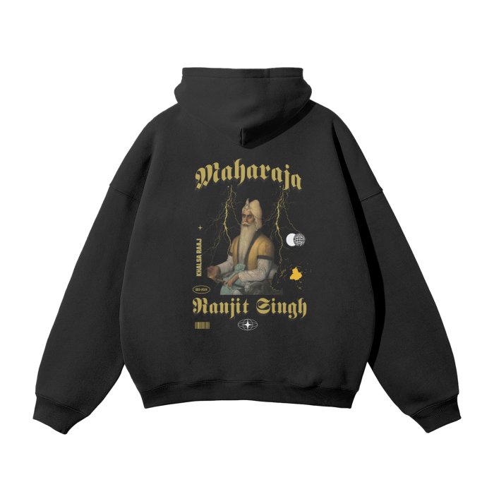 SDS x  Maharaja Ranjit Singh Streetwear Oversized Fleece Hoodie